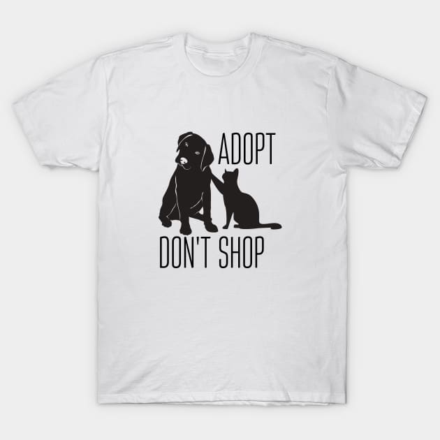 Adopt Don’t Shop T-Shirt by vcent